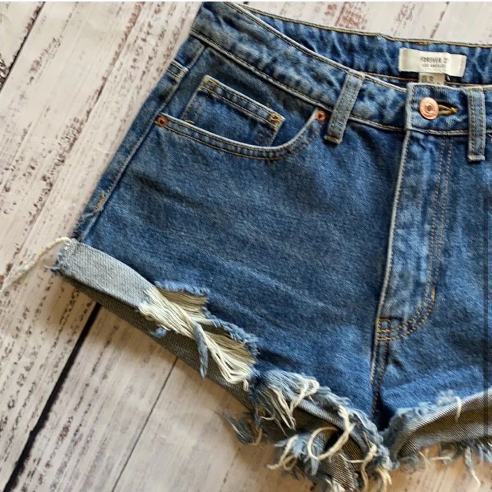 NWOT Distressed Denim Shorts